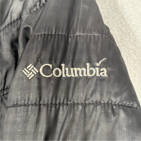 Columbia Jacket Women Small Black Powder Lite Insulated Lightweight Omni Heat - Picture 9 of 14
